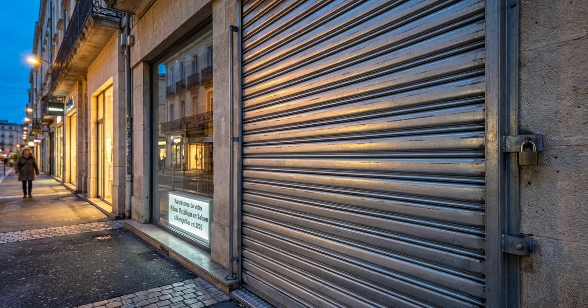 Maintenance de votre Rideau Métallique en Saison à Montpellier en