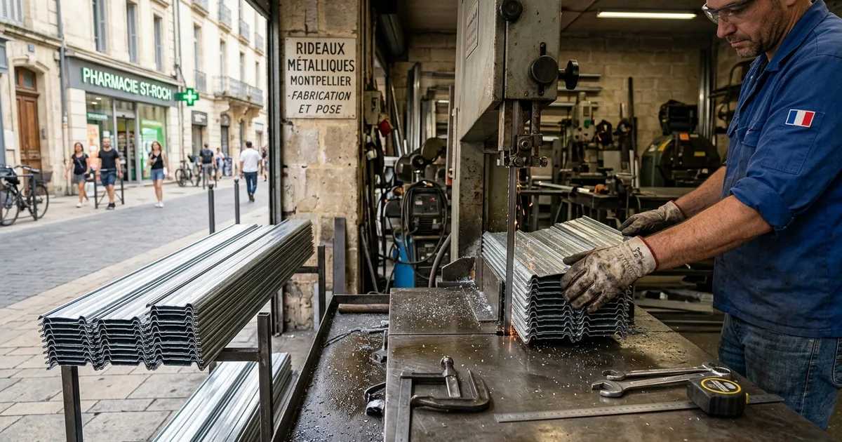 Meilleurs matériaux pour rideau métallique à Montpellier en
