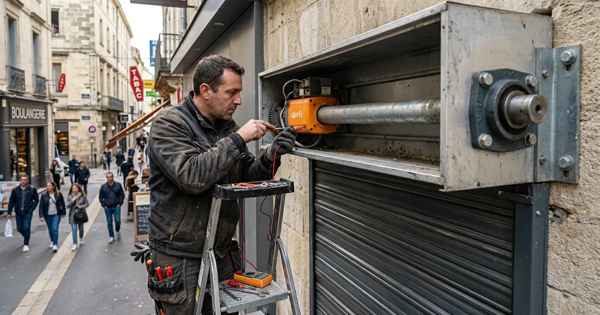 Panne moteur rideau métallique à Montpellier - Diagnostic & Solutions