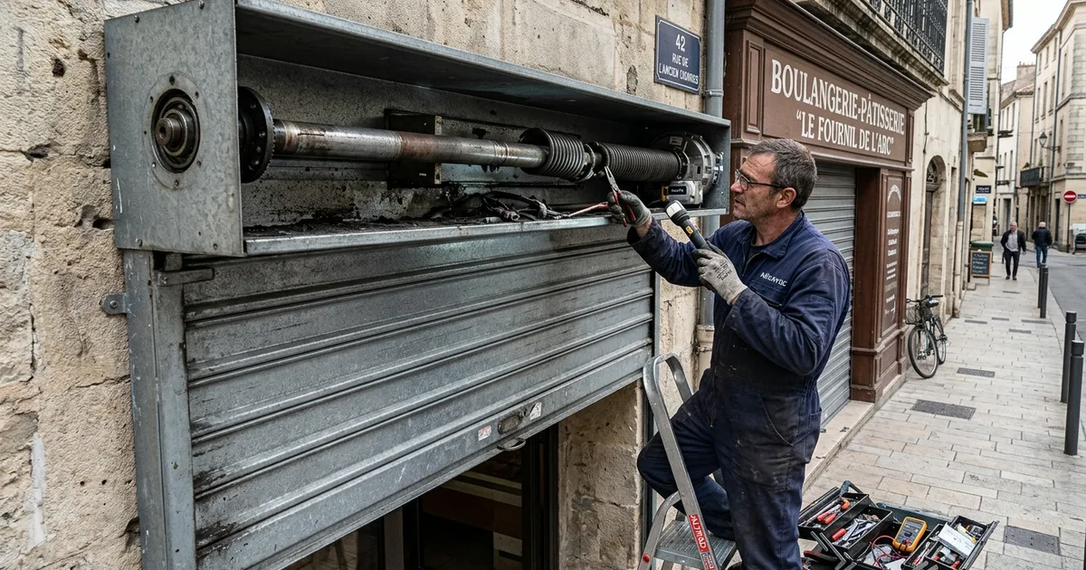 Remplacement Ressort Rideau Métallique à Montpellier