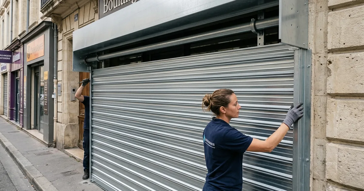 Rideau Métallique - Dimensions Standard à Montpellier