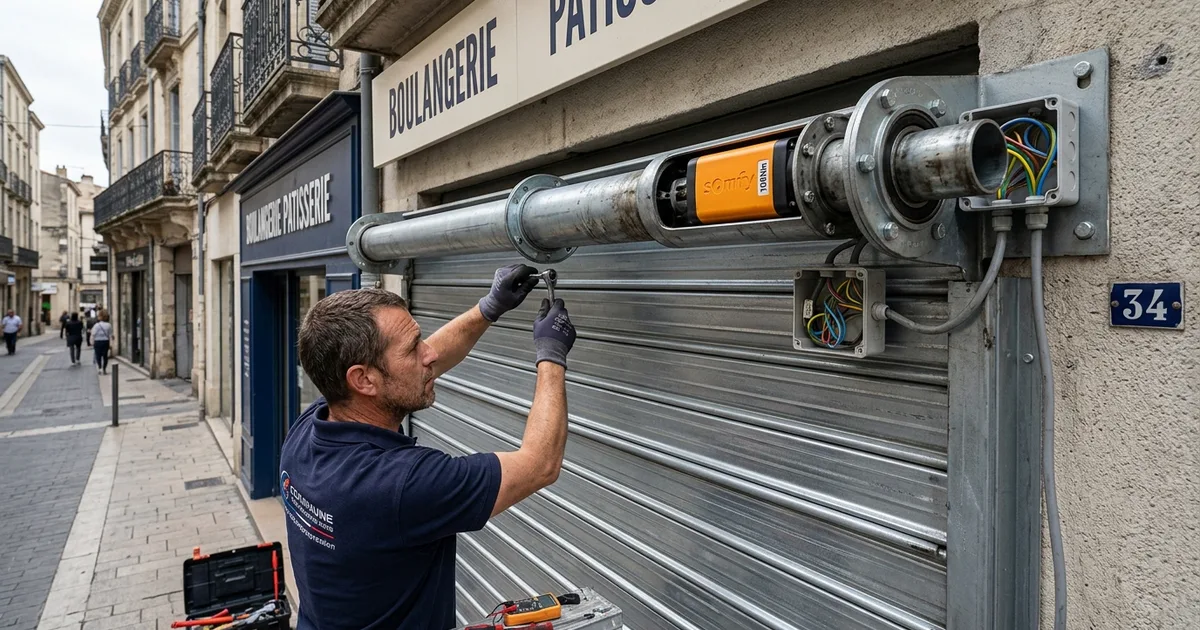 Rideau Métallique Motorisé Connecté à Montpellier - Dossier