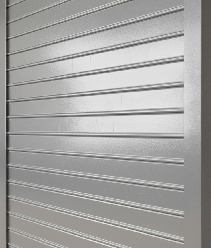 Rideau à lames pleines